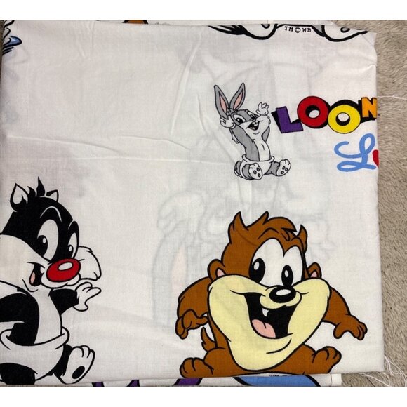 Vintage Looney Tunes Lovables 100% Cotton Fabric Panel - Picture 11 of 11